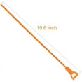 thumbnail image 2 of Snake Hair Drain Clog Remover Cleaning Tool,Drain & hair removal cleaner hook 19.6 Inch, Orange, 3 Pack, 2 of 5