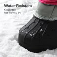 thumbnail image 2 of BURUDANI Kids Boys Girls Winter Snow Boots Insulated Outdoor Snow Boots Soft Warm Shoes Boots, 2 of 6