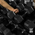 thumbnail image 6 of WF Athletic Supply Rubber Encased Hex Dumbbells with Rubber Grip Contoured Handle for Muscle Toning, Strength Building & Full Body Workout, 6 of 9