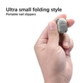 thumbnail image 3 of Zenithome Folding Mini Nail Clippers Single Pack Portable Mini with Keychain Flip Over Nail Clippers Tools, 3 of 5