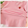 thumbnail image 5 of Posijego Toddler Girls Uniform Dresses School Outfit Color Block Striped Short Sleeve Casual Summer Dresses for Little Girls, 5 of 9