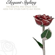 Forever Rose, a Genuine, One of a Kind, Real Red Rose, Hand Dipped in Lacquer and Platinum to Last a Lifetime