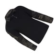 thumbnail image 3 of Pull - top militar con cremallera de cuarto para deportes al aire libre de manga larga en verano Pull - top militar negro CPL, 3 of 10