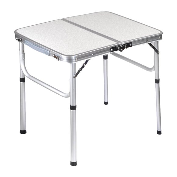 Mesa de camping Shamjiam altura ajustable 60cmx40cm Aleación de aluminio plegable