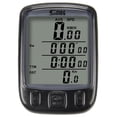 thumbnail image 3 of Velocímetro Ordenador de bicicleta con cable Odómetro de bicicleta impermeable Pantalla LCD multifun Tomshoo Velocímetro, 3 of 7