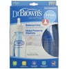 Dr. Brown's BPA Free Polypropylene Natural Flow Standard Neck Bottle, 8 oz - 3-Pack + Facial Hair Remover Spring