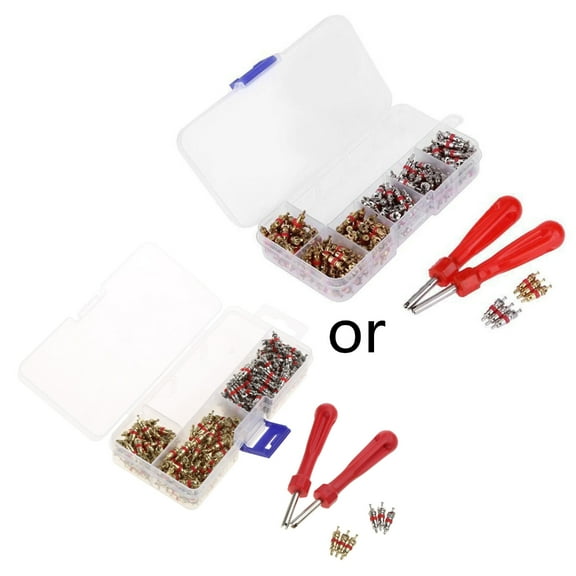 Zeiwohndc 242PCS Bicycle Valve Core Stem Presta Style Tyre Valve Core For Tubeless Road