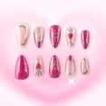 thumbnail image 3 of Uñas postizas LYLYNB Valentine con punta francesa en forma de almendra x24, 3 of 7