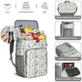 thumbnail image 5 of Travel Cooler Bag - LightColor Cartoon Dinosaurs Pattern Camping Beer Cooler Backpack with Bottle Opener- Waterproof Insulated Picnic Backpacks - Cooler Bag for Beach, 5 of 6