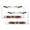 Pattern-104, variant on License Plate Frames Butterfly Patriotic License Plate Frame License Plate Shield Frame 2 PCS Memorial Day Patriotic Metal License Plate Cover for Women
