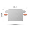 thumbnail image 6 of Mdesiwst Car Windshield Snow Cover Double Layers Aluminum Film Sun-resistant Anti-Frost Freeze Protection Universal Auto SUV Winter Front Windscreen Ice Cover Guard Protector, 6 of 6