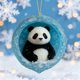 thumbnail image 5 of Adornos acrílicos con estampado de animales navideños | Adornos navideños de doble cara para árbol de Navidad | Regalos colgantes de 8 x 8 cm para familiares y compañeros de trabajo, 5 of 5