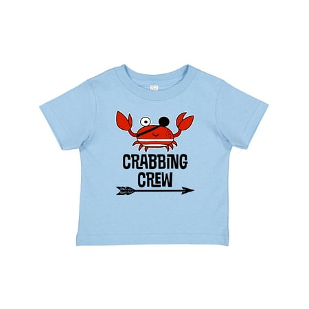 

Inktastic Crabbing Crew Crab Lover Gift Baby Boy or Baby Girl T-Shirt