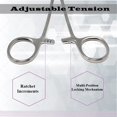 thumbnail image 4 of Fisherman Father Fishing Pliers Stainless Steel Locking Forceps Multi Function Fishing Equipment Fly Fish Tying Pliers Suitable For Salwater, Fresh Water Fishing Outdoor Use Father's Day Unique Gift, 4 of 6