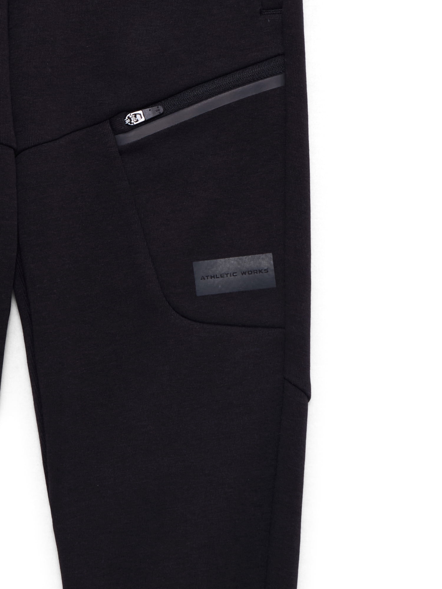 Athletic Works Boys Double Knit Jogger Pants, Sizes 4-18 & Husky