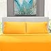 thumbnail image 3 of 26-30 inches Extra Fit Deep Pocket Hotel Finish Adjustable Room 1-Piece- Fitted- Sheet Both Pattern Solid/Stripe 500 Thread Count 100% Pima Cotton (Cal-King, Solid, Yellow)., 3 of 3