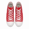 thumbnail image 4 of Womens Mens High Top Canvas Sneakers Lace Up Platform Casual Shoes Classic Comfortable Fashion Sneakers, 4 of 6