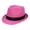 Hot Pink, variant on OOOUM Unisex Bright Fedora Hats Short Brim Floppy Panama Hat Elegant Vintage Summer Sun Hats Yellow