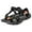 Black, variant on WOYY Little Kids Sandals Breathable EVA Slip On Water Shoes for Outdoor Beach Sports