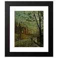 thumbnail image 2 of John Atkinson Grimshaw 20x24 Black Modern Framed Museum Art Print Titled - After the Shower, 2 of 5