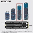 thumbnail image 3 of 2280 SSD Heatsink M.2 NVME Radiator Air Circulation Cooler PC Efficient Radiator with Thermal Silicone pad m.2-f, 3 of 6