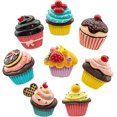 thumbnail image 1 of 8 pcs/Set 3D Resin Refrigerator Magnets Series Home Decor Fridge Magnetic Stickers Photo Office Message Kitchen Accessories bxt refrigerator magnet, 1 of 5