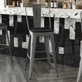 thumbnail image 5 of Flash Furniture Lincoln 24"H Slat Back Bar Stool, Black, 5 of 13