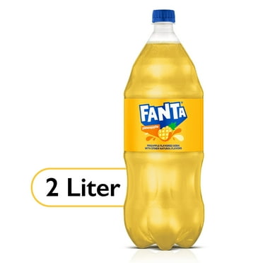Fanta Pineapple Soda Pop, 2 Liter Bottle