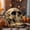 Gold, variant on Realistic Skeleton Head Skull Artwork, Usupdd Resin Halloween Skull Decoration 7.68x5.91x5.31 Inches, Gothic Home Decor for Party Table Shelf Mantel with Spooky Effect, Black