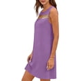 thumbnail image 6 of STETMN Women's Sleeveless Tank Dress Hollow Crewneck Solid Dresses Casual Summer Knee Length Dress, 6 of 7