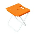 thumbnail image 4 of MAGIDEAL Folding Stool Outdoor Portable Seat Modern Train Seating Stool Fishing Chair for Orange, 4 of 8
