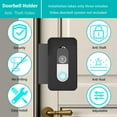 thumbnail image 3 of GHODEC Anti-Theft Doorbell Mounts No-Drill Video Doorbell Mount,Doorbell Holder for Apartment Door House Office,Suitable for R1/2/3/3Plus/4/Most Video Doorbells, 3 of 8