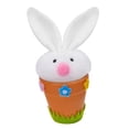 thumbnail image 1 of Decoración de conejito de Pascua, maceta, figura de conejo, adorno de escritorio, estatua de conejo conejo blanco, 1 of 7