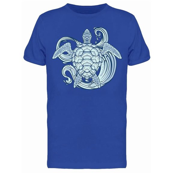 Aquatic Sea Turtle Tee Men's -Image by Shutterstock