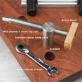 thumbnail image 4 of Wood Fastener Desktop Fixed Clamp Fitting For Carpentry Benches Auxiliary Tools,20MM, 4 of 5
