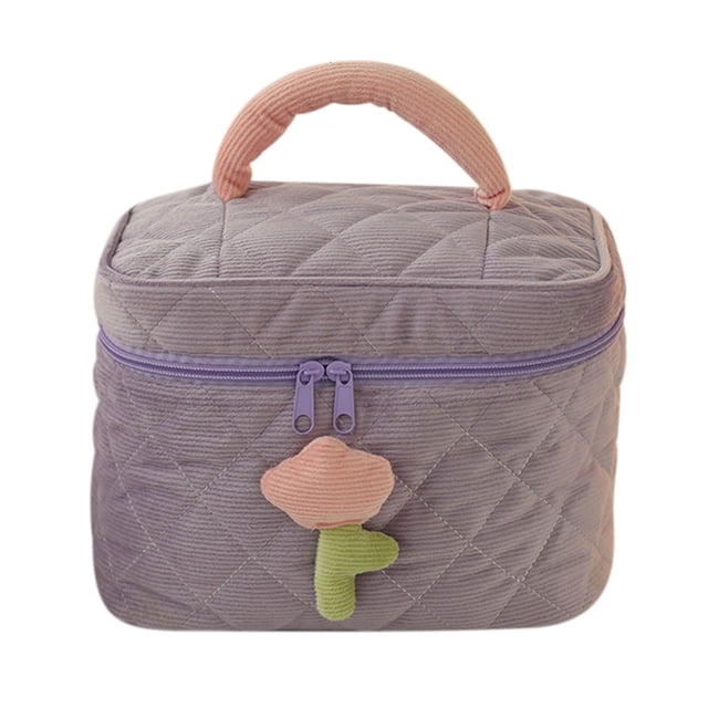 Bolsas de Almacenamiento Grandes Bolsa de Cosméticos Portátiles, Caja de Almacenamiento de Artículos de Aseo, Bolsa de Almacenamiento de Cosméticos de Gran Capacidad Bolsas de Almacenamiento con Crema