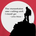thumbnail image 3 of CafePress - Mountains Calling T Shirt - Men's Classic Graphic Cotton T-Shirt, 3 of 4