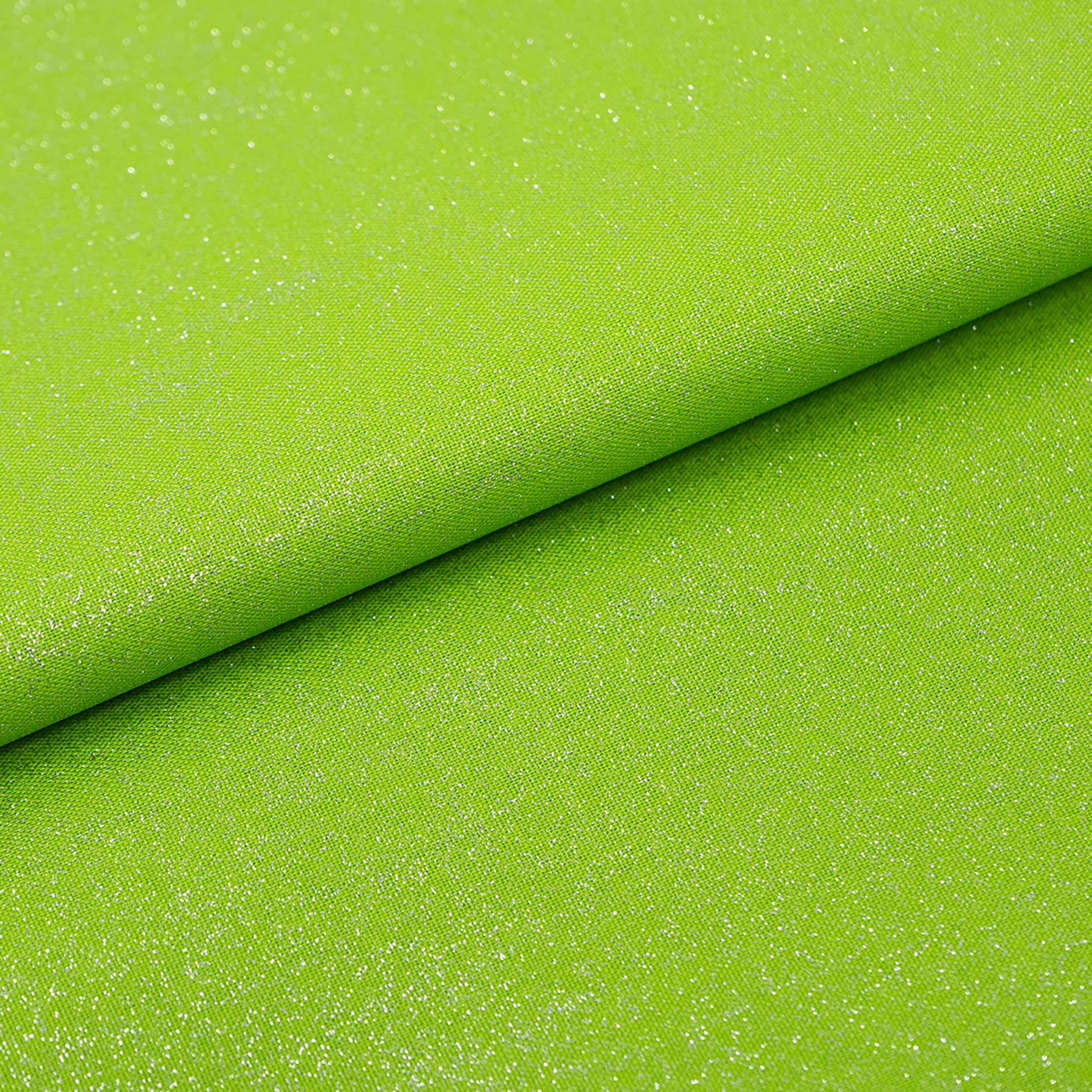 Singer Fabric, 100% Cotton, Sewing & Crafting, 44" Wide, Solid Lime Green Glitter, Cut by Yard
