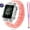 Pink, variant on SHANNA 4G Smart Watch for Girls Boys, Smart Watch Phone with Calling, SOS, GPS, Camera, Flashlight, GPS Tracker for 3-12 Years Kids Birthday Xmas Gift, Black