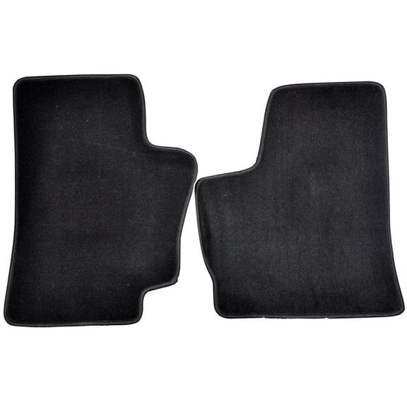Ikon Motorsports Compatible with 94-01 Ram 2Dr 3Dr 4Drr OE Factory Style Black Nylon Carpet Car Floor Mats Front Rear 2pcs 1994 1995 1996 1997 1998 1999 2000 2001