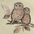 thumbnail image 2 of Pinto, Patricia 26x26 White Modern Wood Framed Museum Art Print Titled - Neutral Little Owls II, 2 of 4