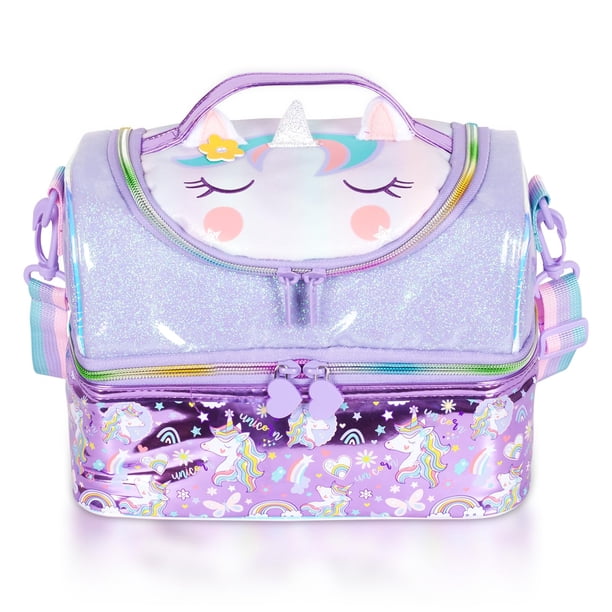 Bolsa Térmica para Almuerzo Infantil YOYTOO Doble Nivel Aislada Unicornio