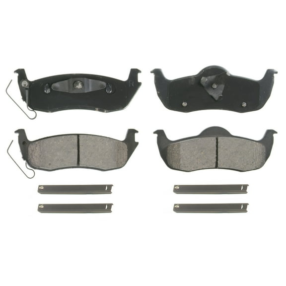 Wagner QuickStop ZD1087 Ceramic Disc Brake Pad Set Fits select: 2005-2010 JEEP GRAND CHEROKEE, 2006-2010 JEEP COMMANDER