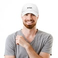 thumbnail image 6 of DALIX Artist Expression Baseball Cap Mens Womens Embroidered Hat in White, 6 of 7