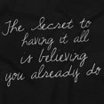 thumbnail image 2 of Having All Inspirational Believe Women's Plus Size Graphic Tee Brisco Brands 3X, 2 of 5