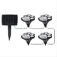 thumbnail image 2 of Wireless Set of 4 Solar Dog Print Lights warm light, 2 of 5
