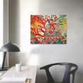 thumbnail image 4 of Orinice Coral Fine Art Aesthetic Poster & Print Wall Painting for Classroom Kitchen Office Farmhouse Bathroom Room Decor Pictures Wall Art Painting Print On Canvas Living Room Bedroom Home, 4 of 6