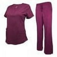 thumbnail image 5 of NATURAL UNIFORMS Womens STRETCH SCRUB SET With V-NECK TOP, 5 of 6