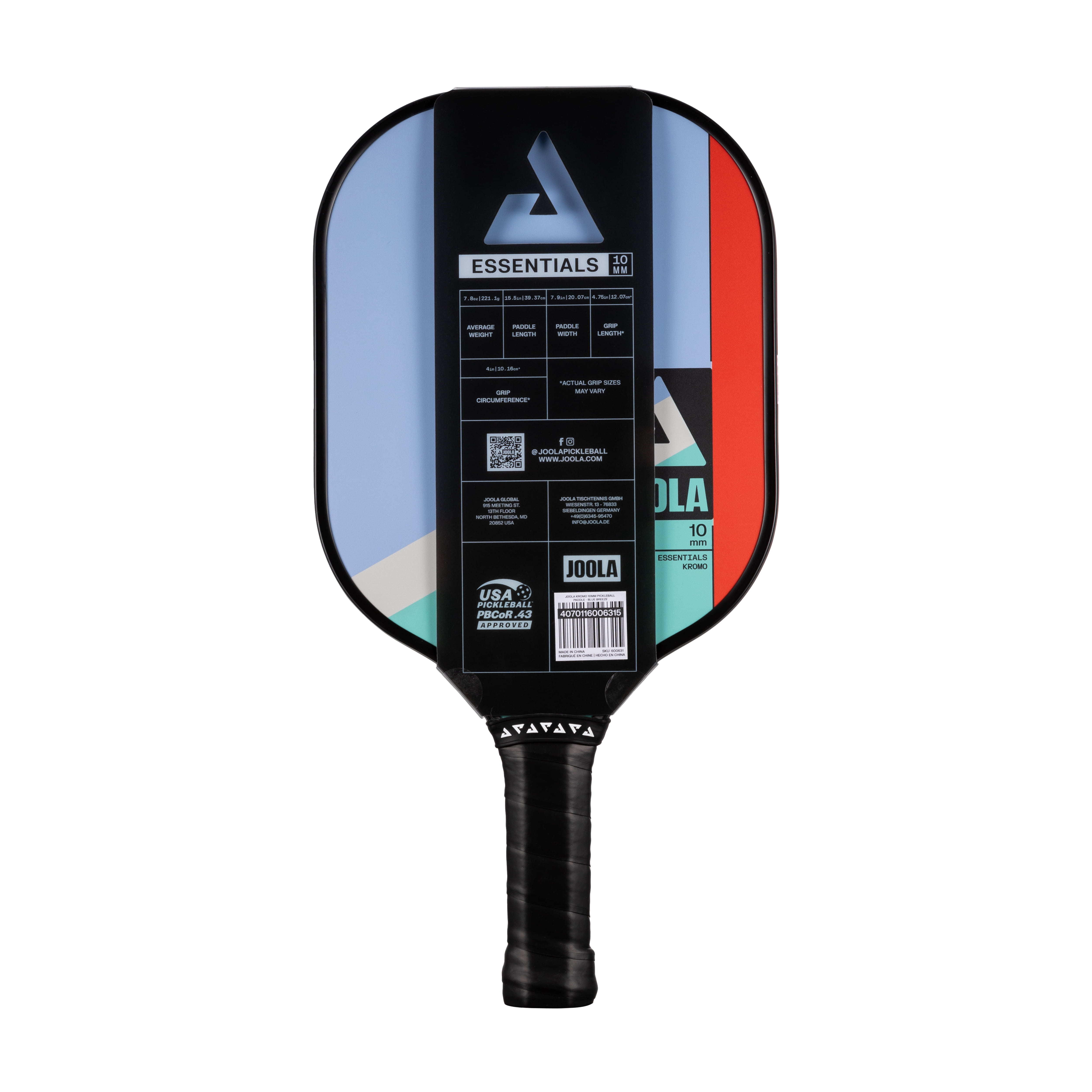 JOOLA Essentials Krono, Fiberglass Pickleball Paddle