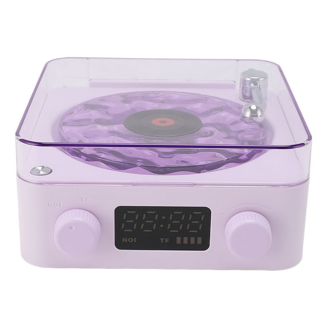 Tocadiscos Altavoz, 3 en 1 Marcina de Sonido de Ruido + Altavoz Retro + Luz Nocturna, Decetación del Hogar Para Dormitorio Oficina